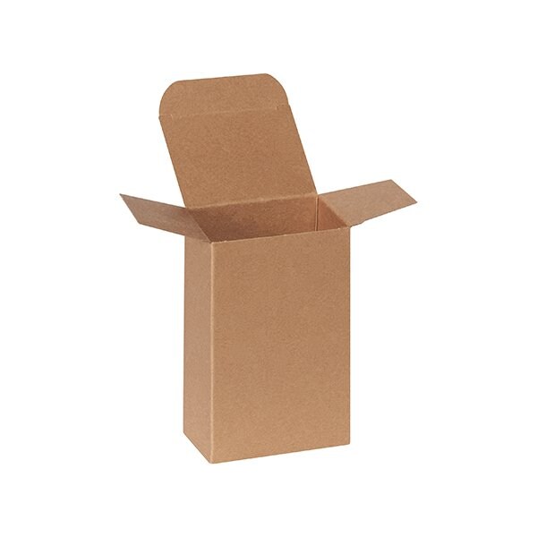 Bsc Preferred 3-1/2 x 2-1/2 x 5-1/2'' Kraft Reverse Tuck Folding Cartons, 250PK RTD5 - main
